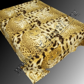 Плед Абсолют 220 леопард клетка купить недорого Екатеринбург - доставка, интернет-магазин 
