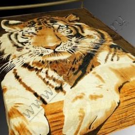 Плед Абсолют 147 тигр рыжий купить недорого Екатеринбург - доставка, интернет-магазин 
